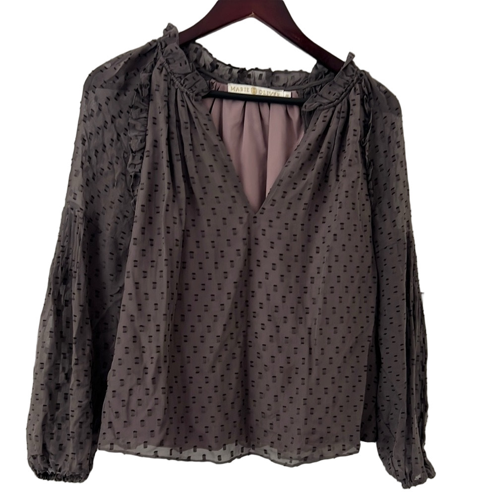 Women's Gray Blouse